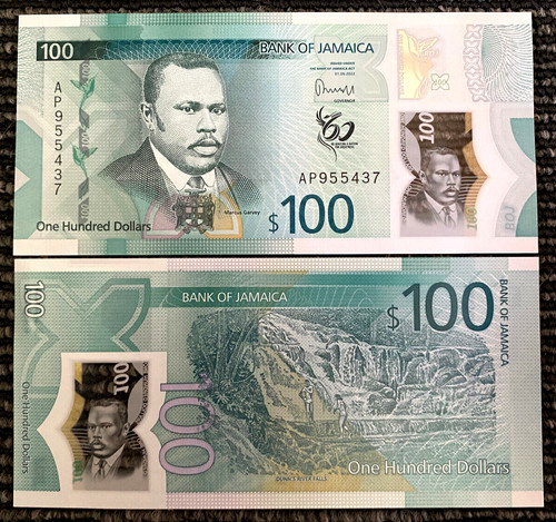 Jamaica 100 dollars 2022 - dollars,