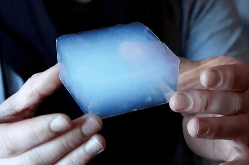 Aerogel cube block with - , high