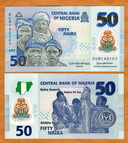 Nigeria naira 2023 - 50,